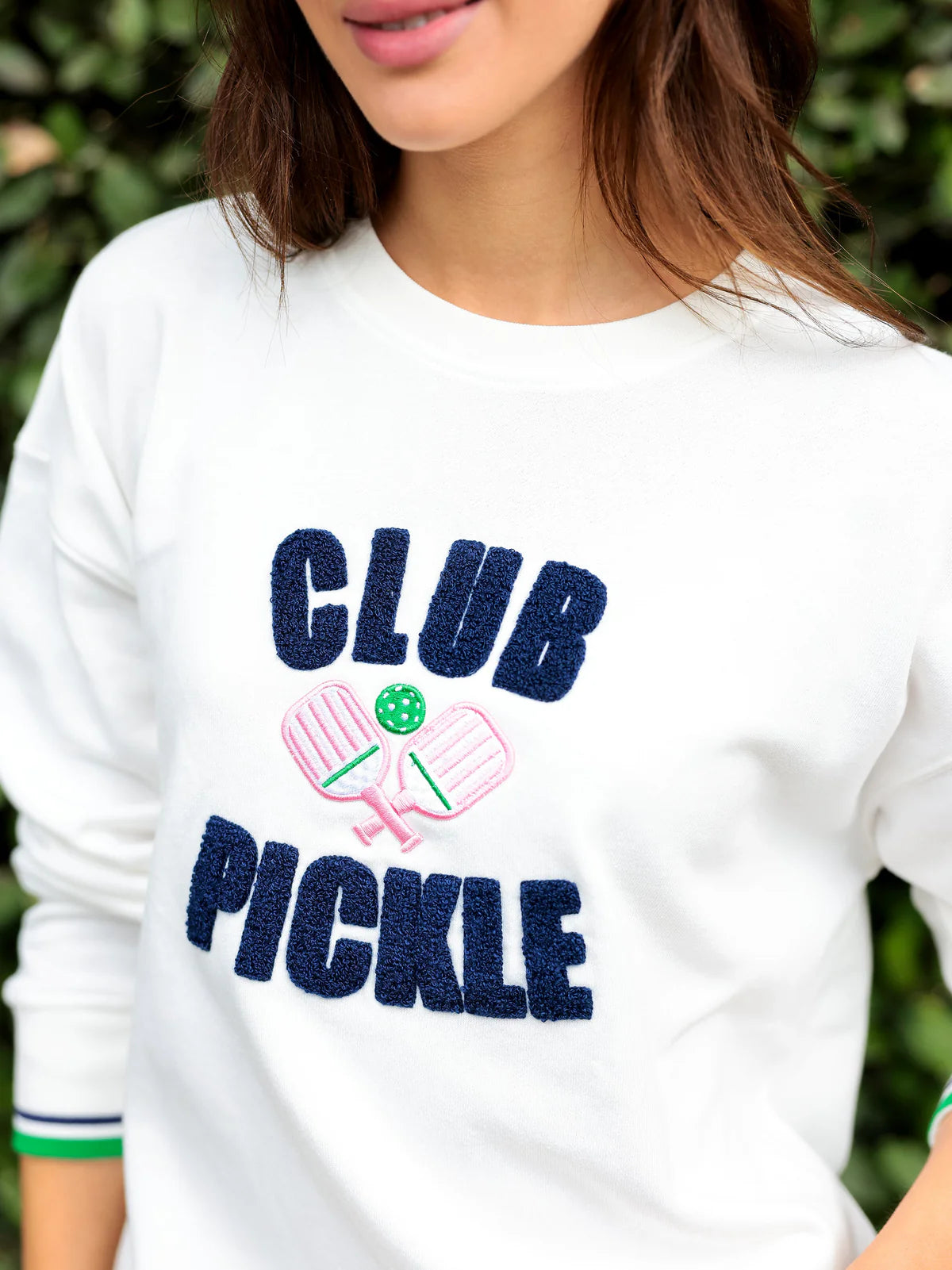 "CLUB PICKLE" French Terry Sweatshirt