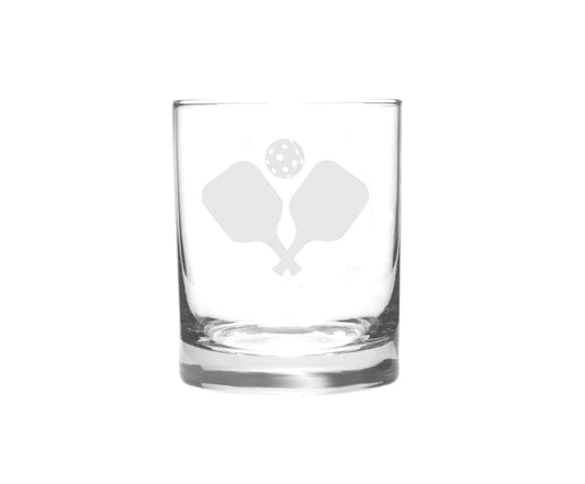 Pickleball Paddle Whiskey Glass