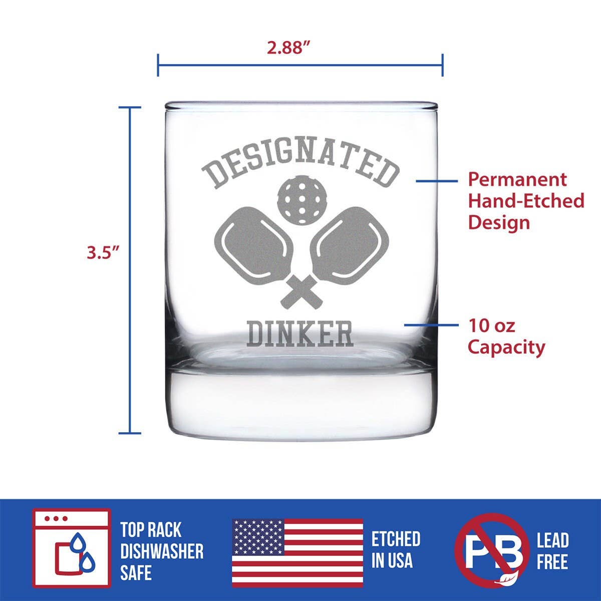 Designated Dinker Whiskey Glass