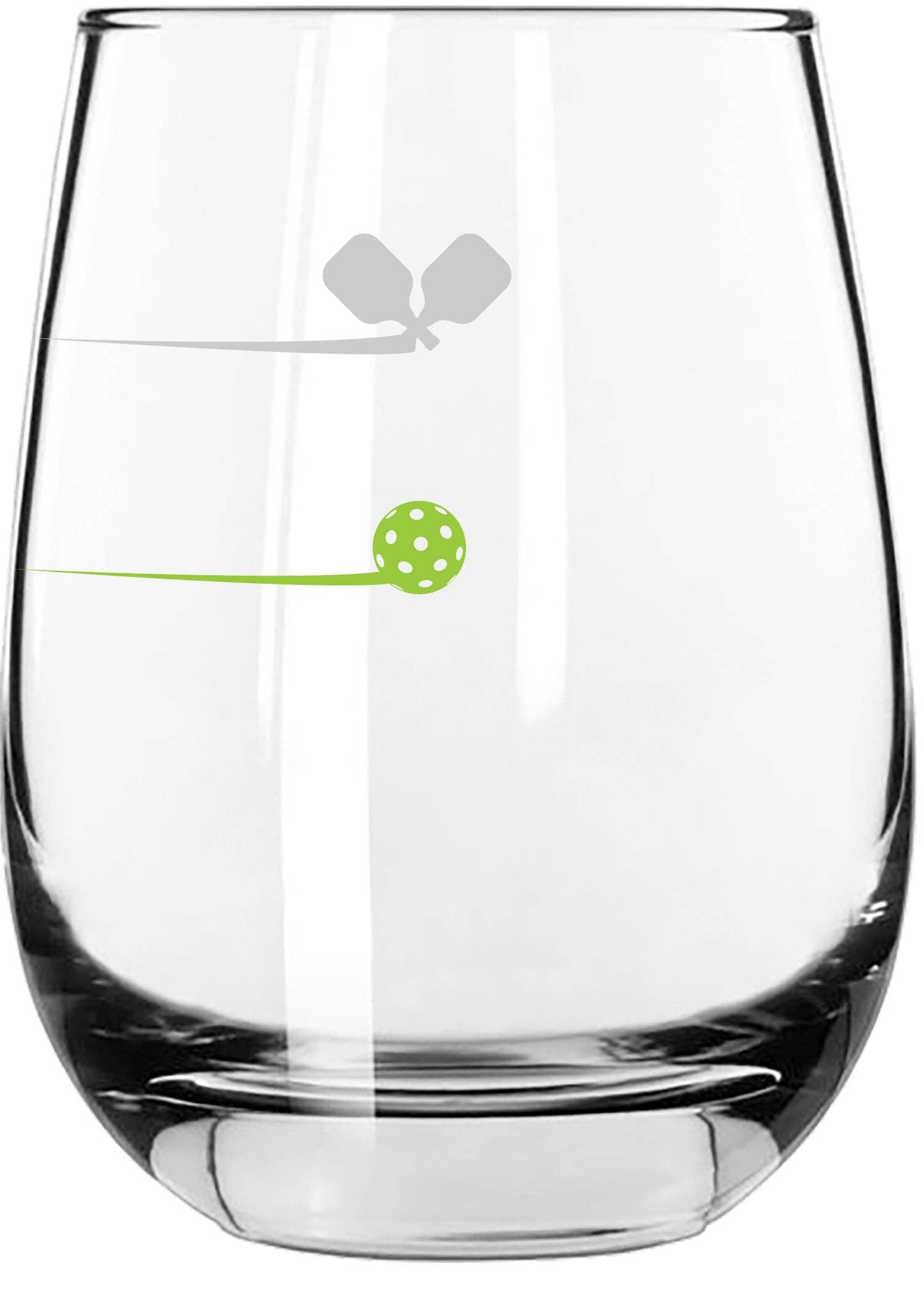 "Pickled" Stemless Wine Glass
