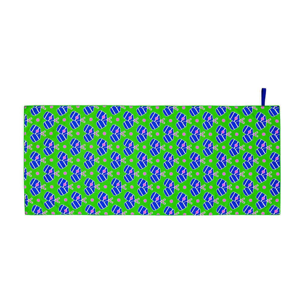 Sand-Resistant PICKLEBALL FUN Reversible Beach Towel