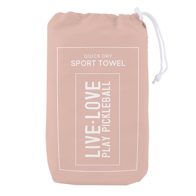 Live Love Play Pickleball Sweat Towel