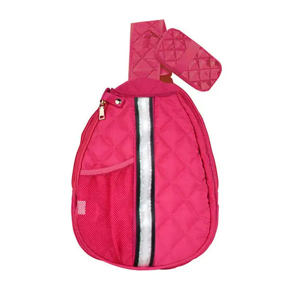 Quilted Pickleball Sling Bags - Asst. Colors