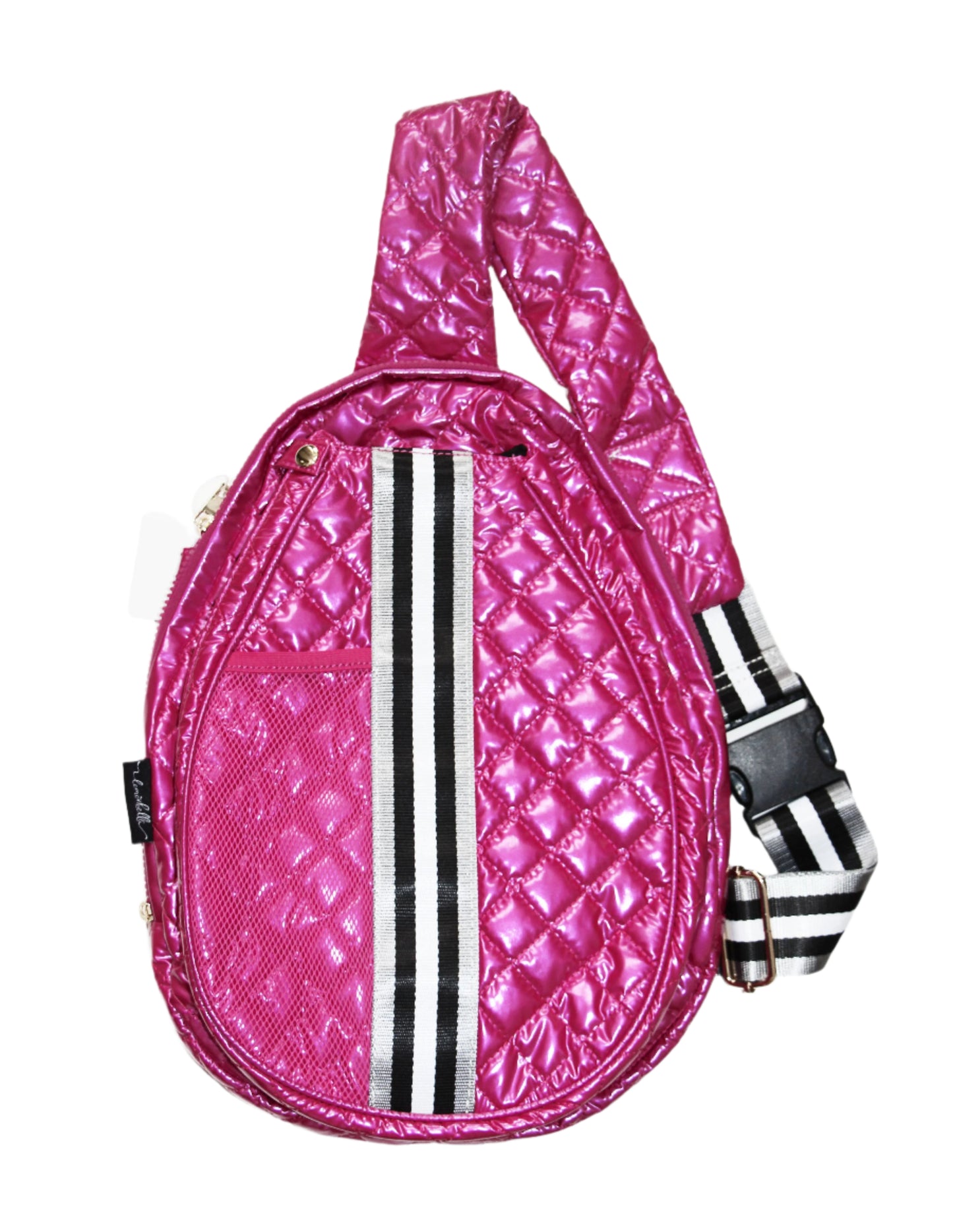 Shiny Quilted Pickleball Sling