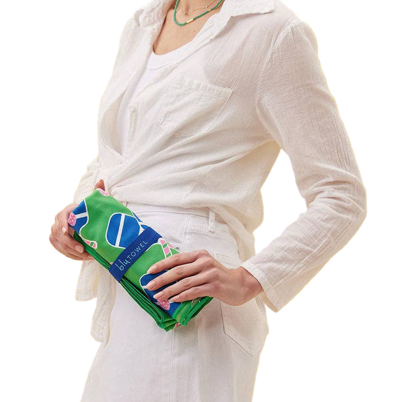 Sand-Resistant PICKLEBALL FUN Reversible Beach Towel