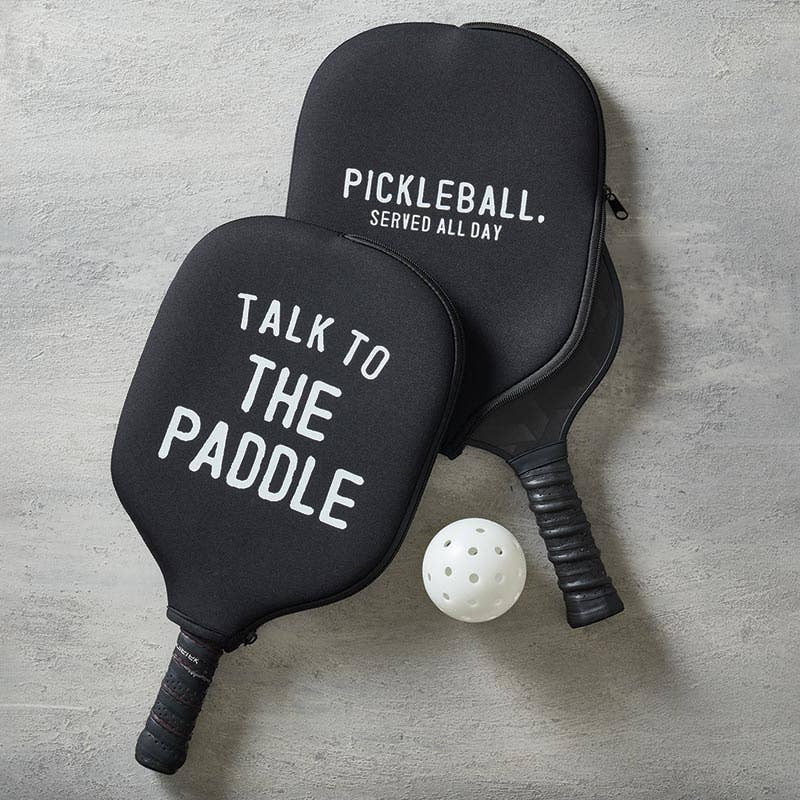 "PICKLEBALL. SERVED ALL DAY" Paddle Cover