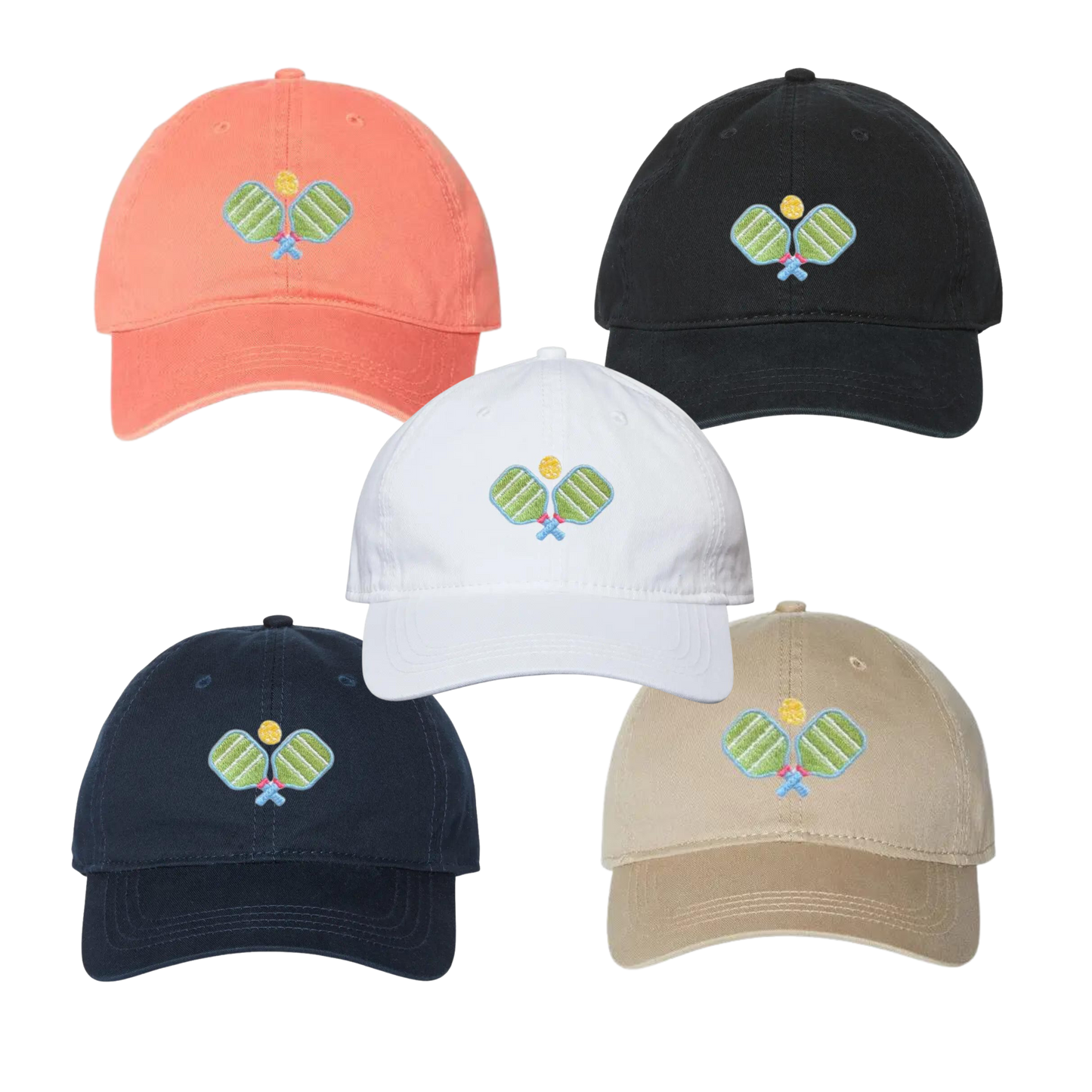Embroidered Pickleball Hat - Asst Colors