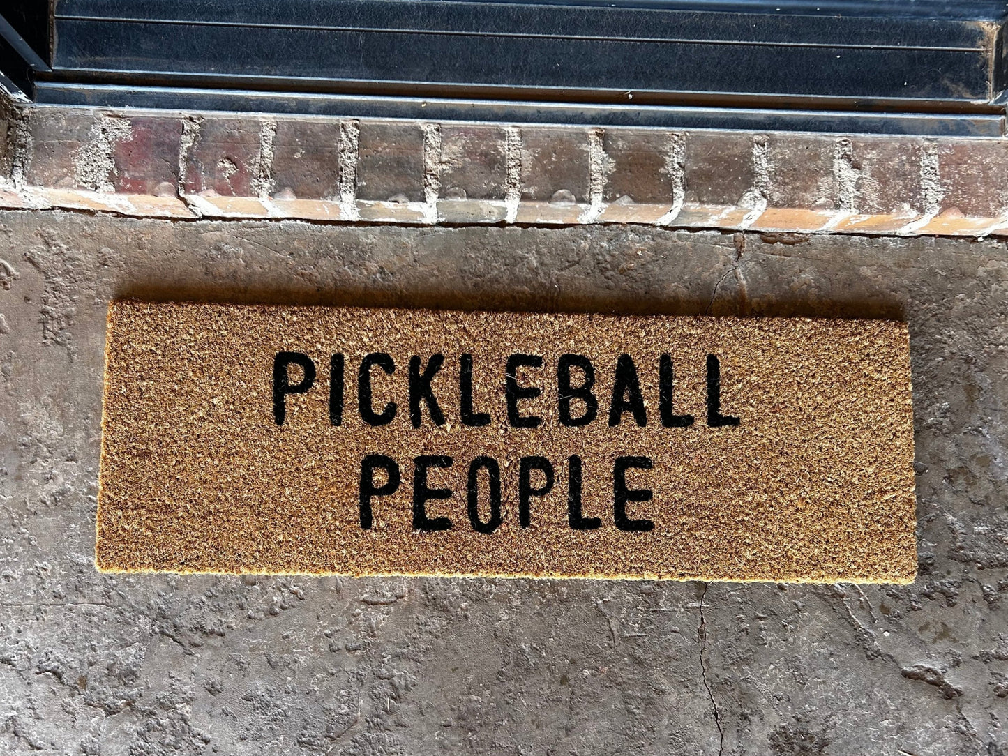 Coir Pickleball People Doormat