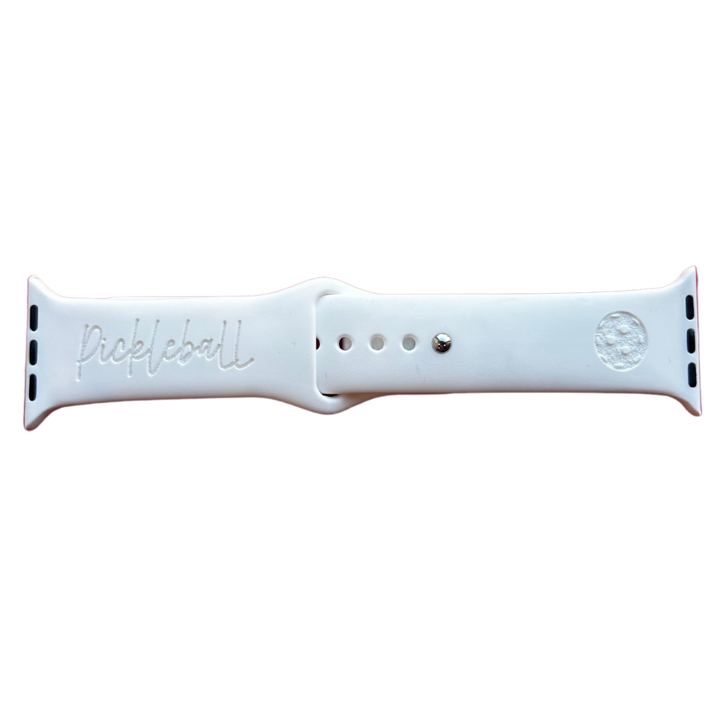 Pickleball Engraved Apple Watch Band (Apple Watch 38mm - 40mm)
