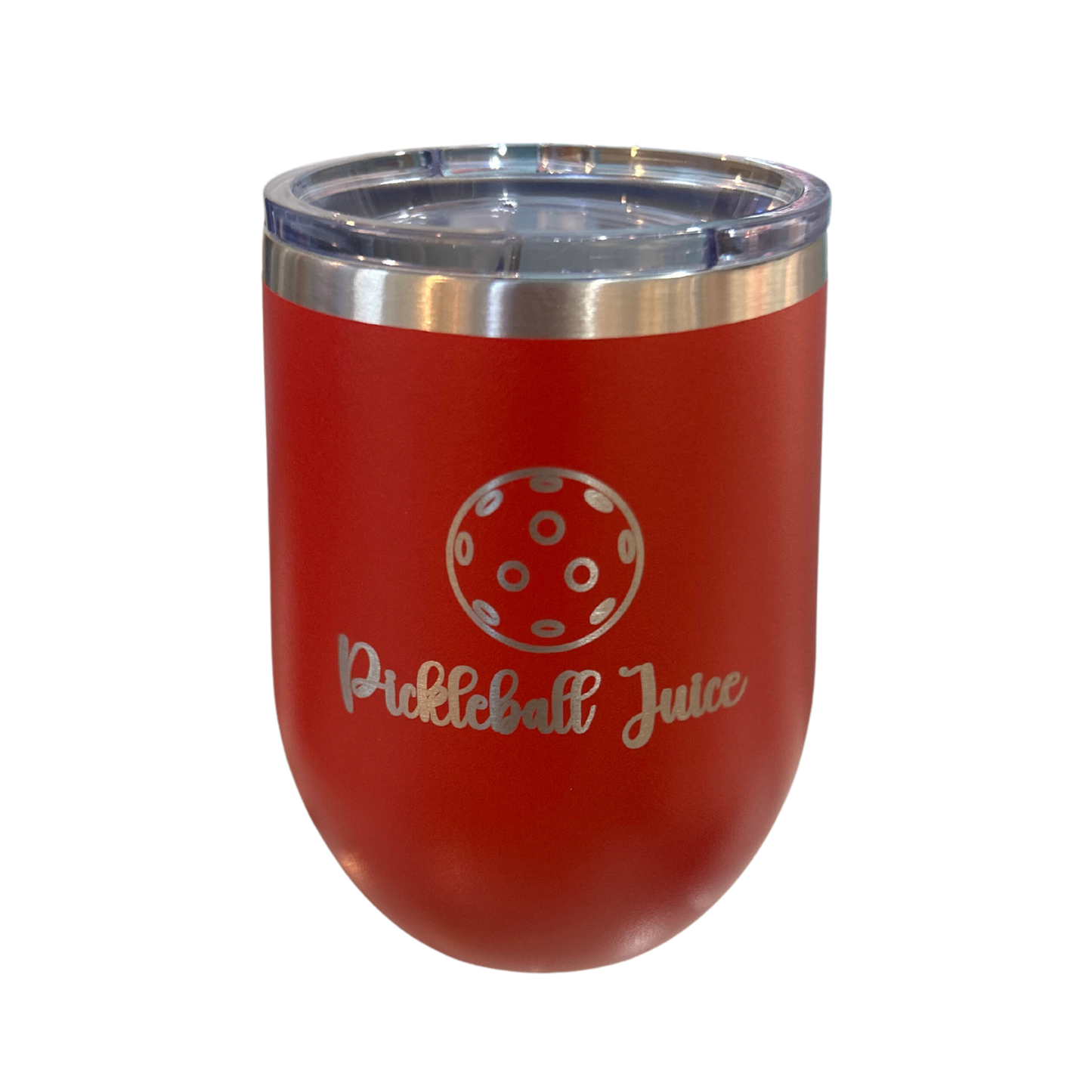 12 oz Insulated "Pickleball Juice" Wine Tumbler