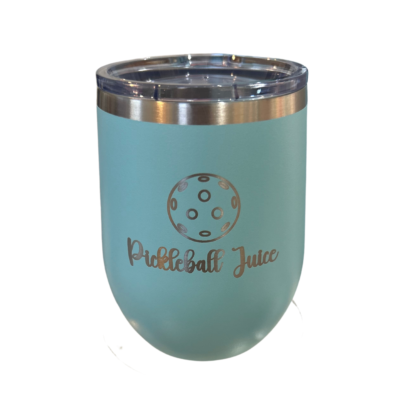 12 oz Insulated "Pickleball Juice" Wine Tumbler