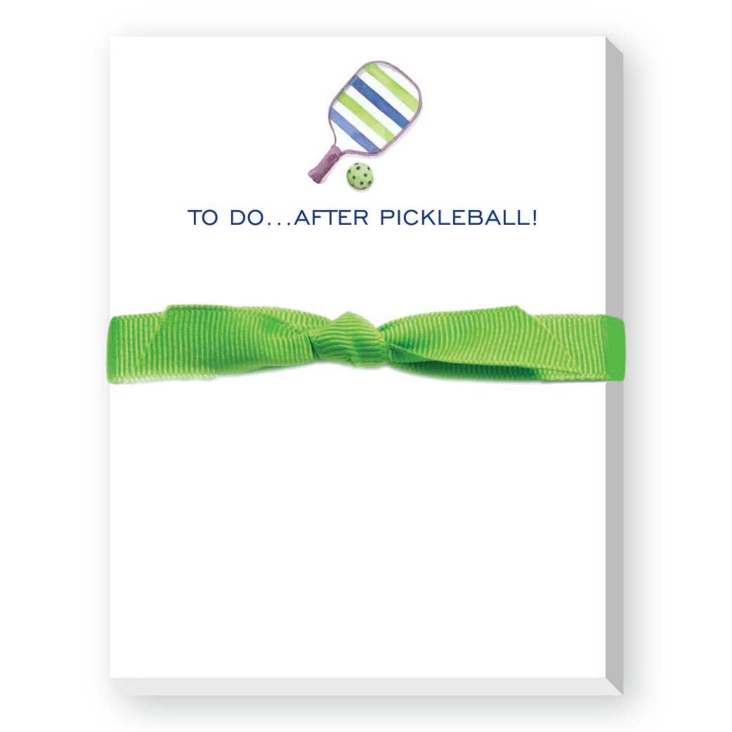 "TO DO AFTER PICKLEBALL" Mini Notepad