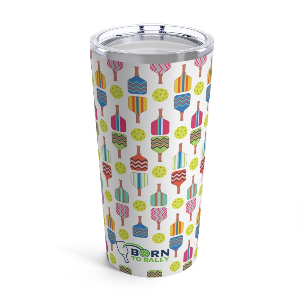 20oz Insulated Paddles Tumbler - White