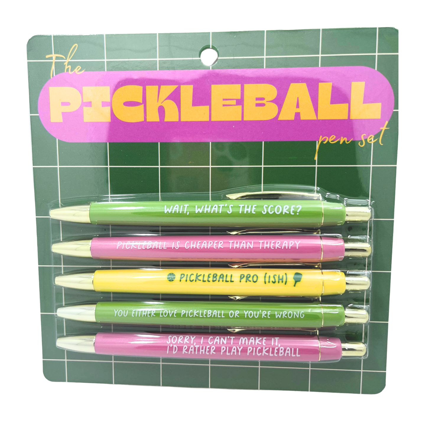 Funny Pickleball Pen Set
