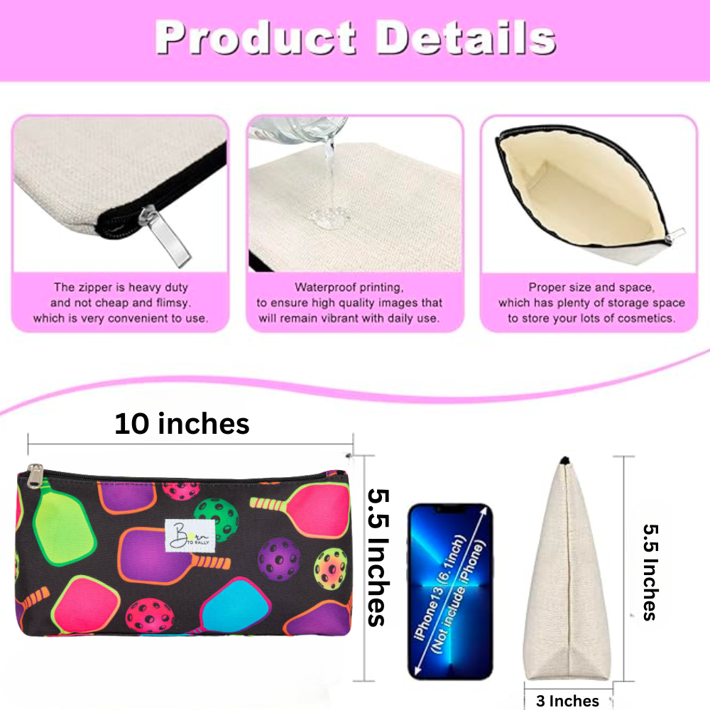 Rally Paddle Cosmetic Bag