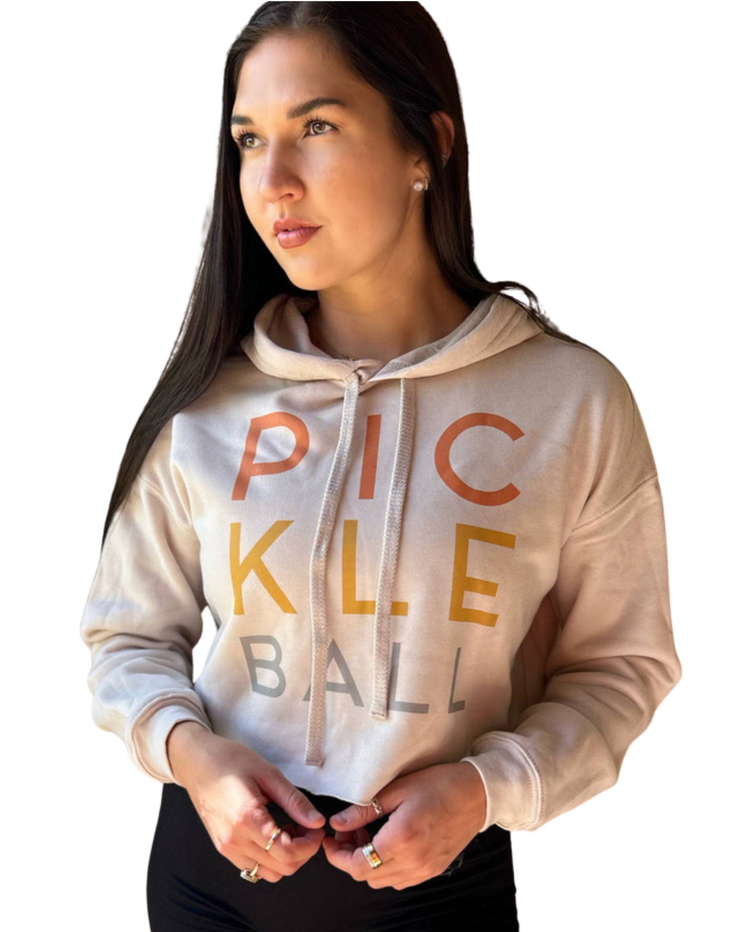 PIC-KLE-BALL Cropped Sweatshirt Hoodie
