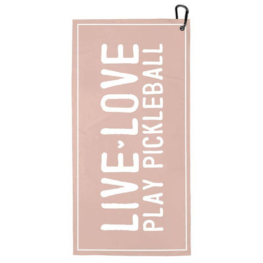 Live Love Play Pickleball Sweat Towel