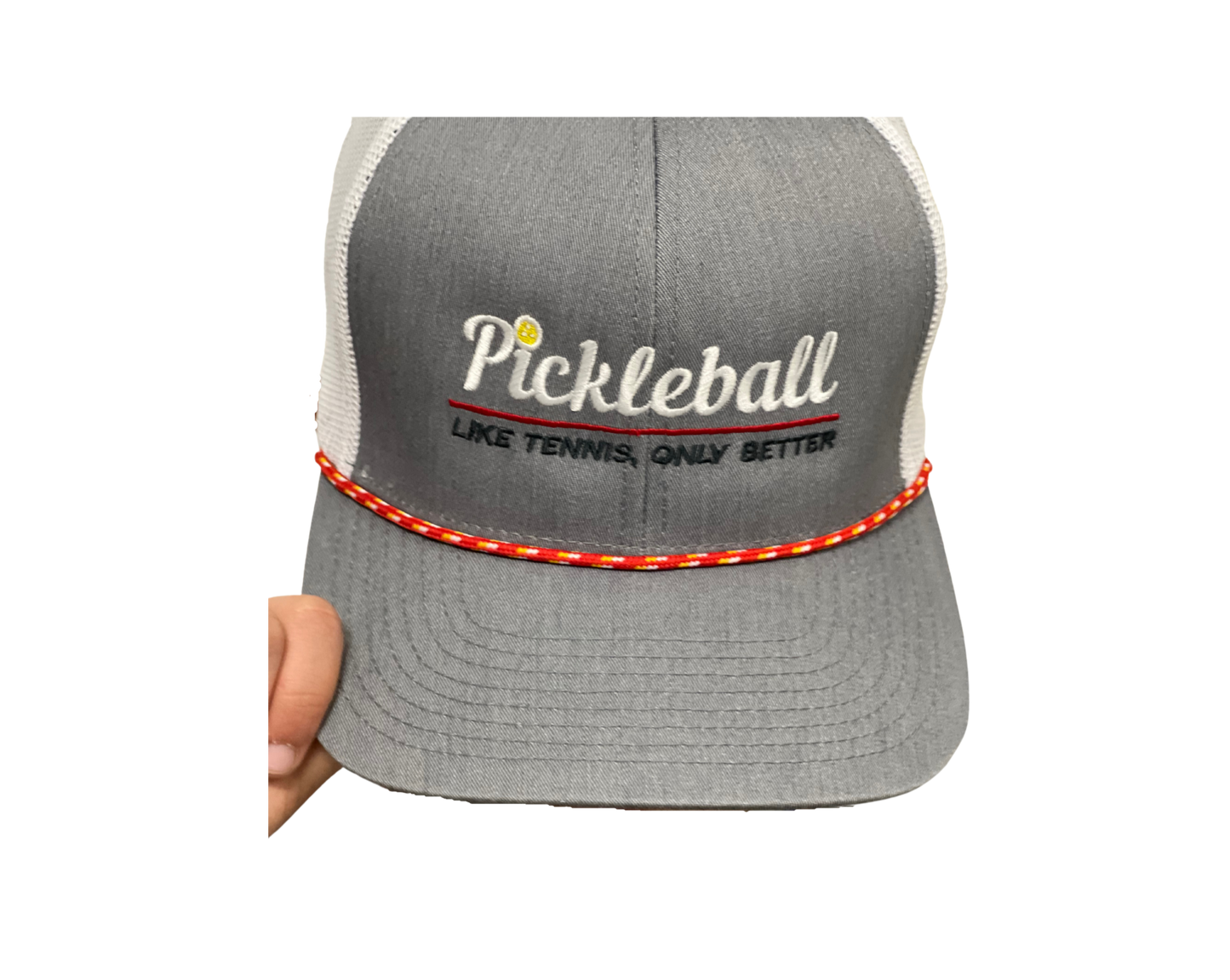 Pickleball "Like Tennis - Only Better" Trucker Rope Cap