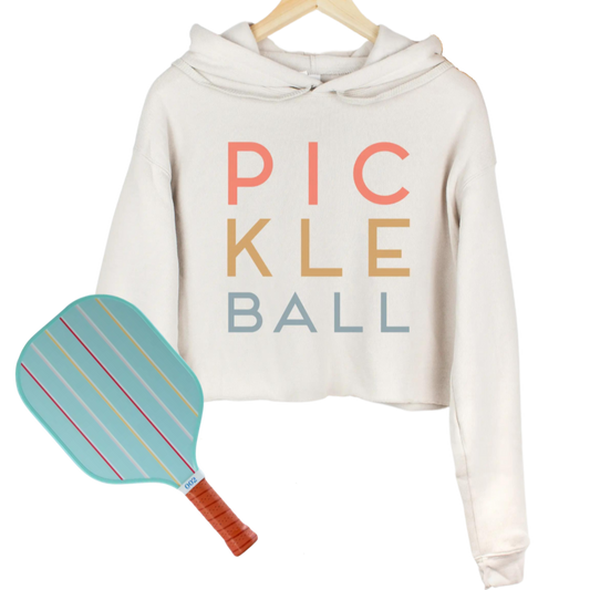 PIC-KLE-BALL Cropped Sweatshirt Hoodie