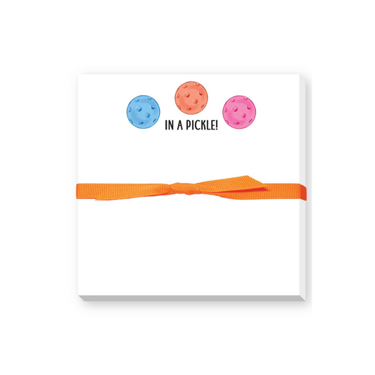 "IN A PICKLE" Pickleball Notepad