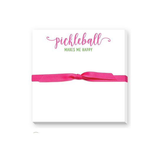 "PICKLEBALL MAKES ME HAPPY" Notepad
