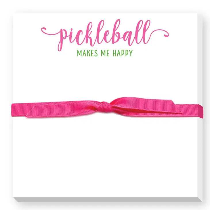 "PICKLEBALL MAKES ME HAPPY" Notepad
