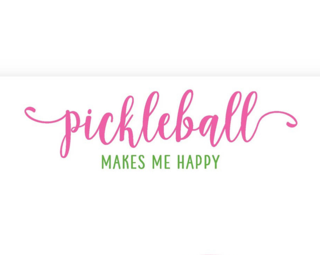 "PICKLEBALL MAKES ME HAPPY" Notepad