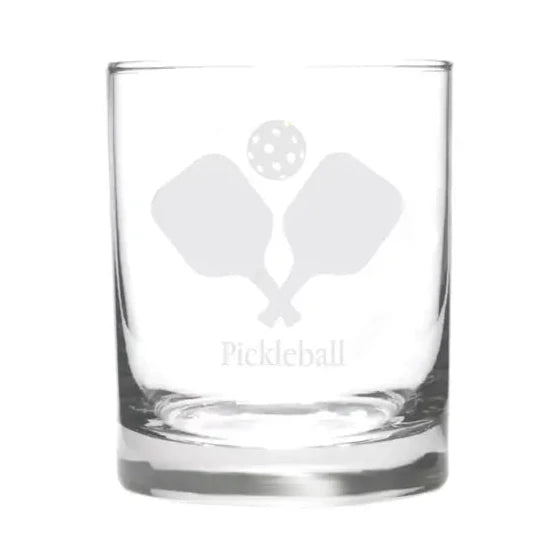 Pickleball Whiskey Glass - 10 oz.