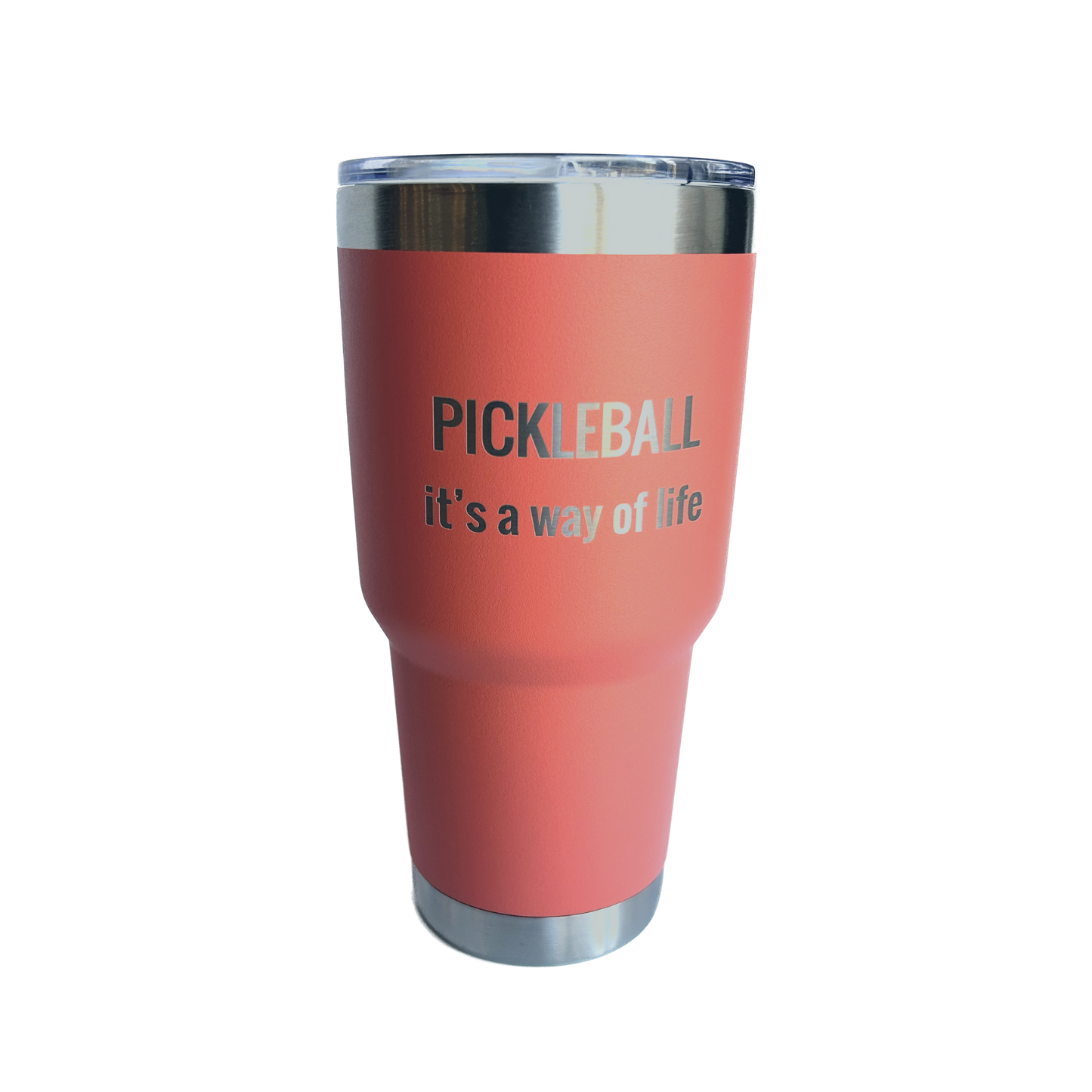 30 oz Engraved "Pickleball it's a way of Life" Insulated Tumbler