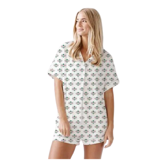 "Dreamin' of Pickleball" Toss Short Pajama Set