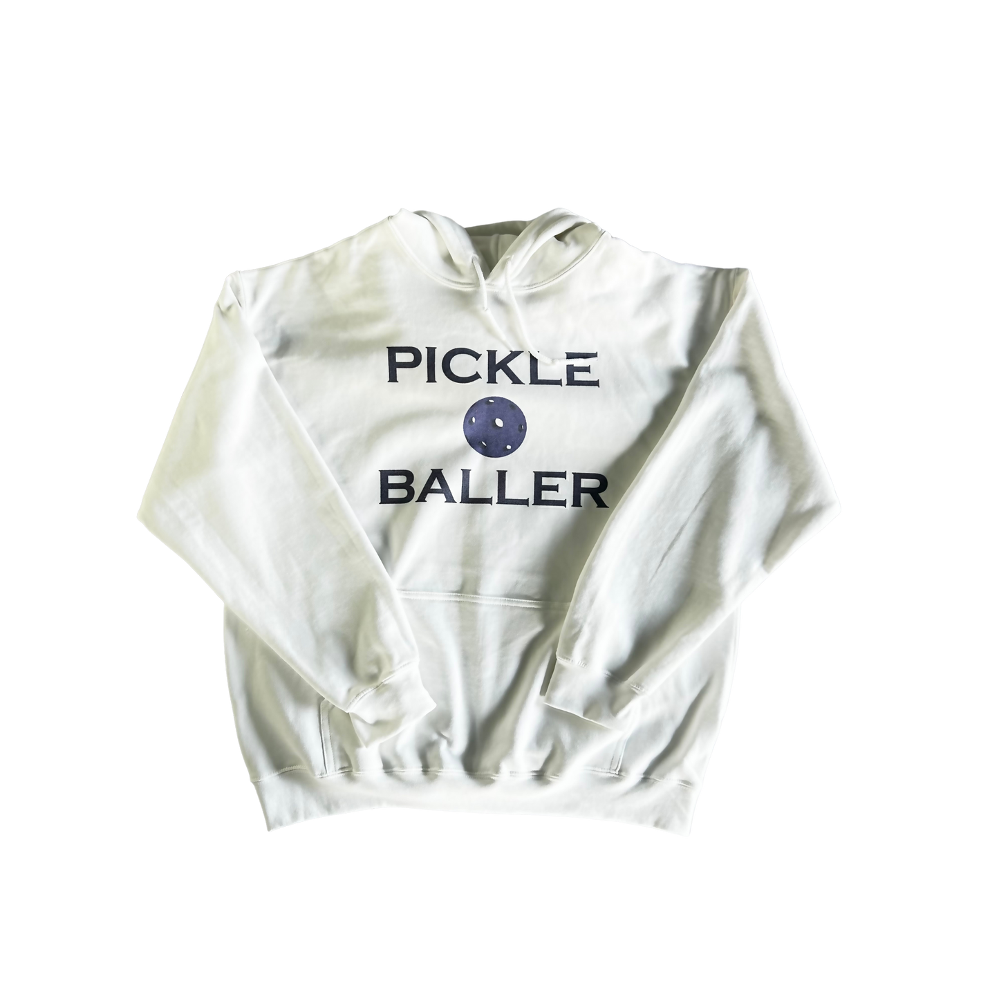 Unisex Hoodie Navy "Pickleballer" Sweatshirt