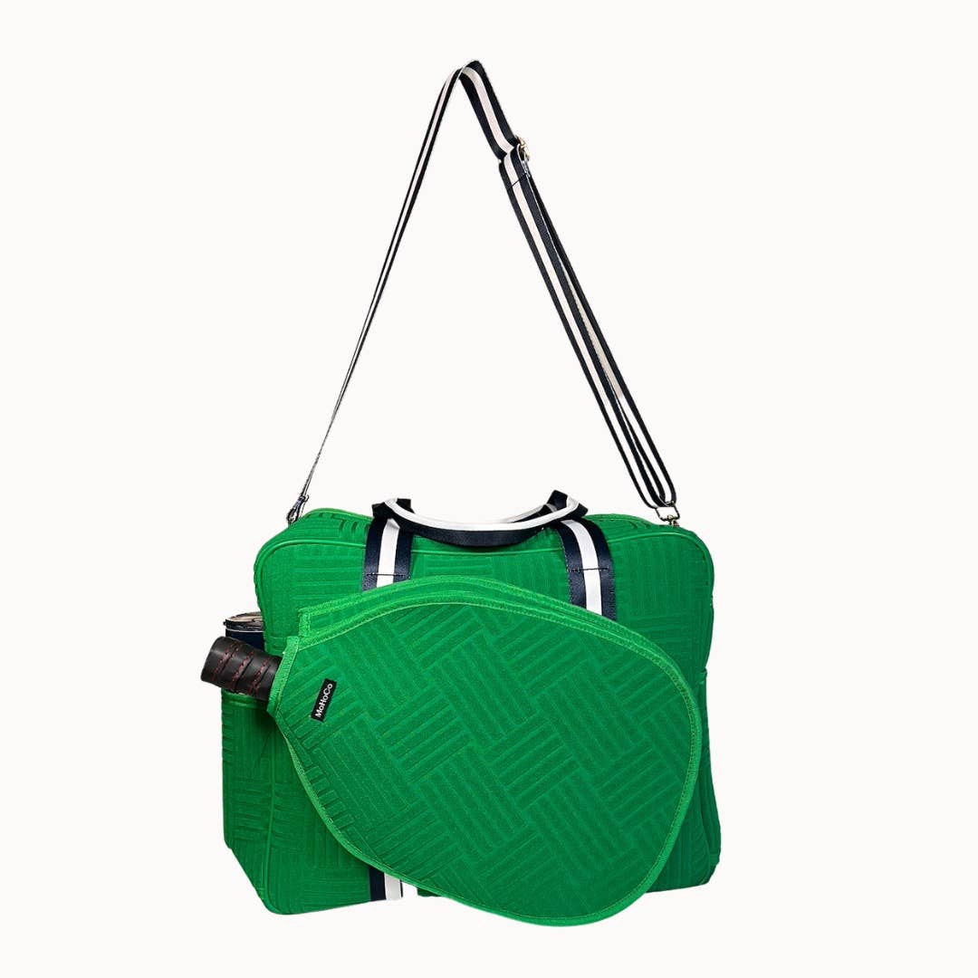 Green Terry Pickleball Tote