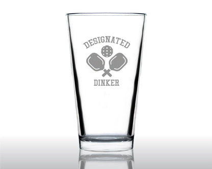 16oz Beer Pint Glass for Dinkers