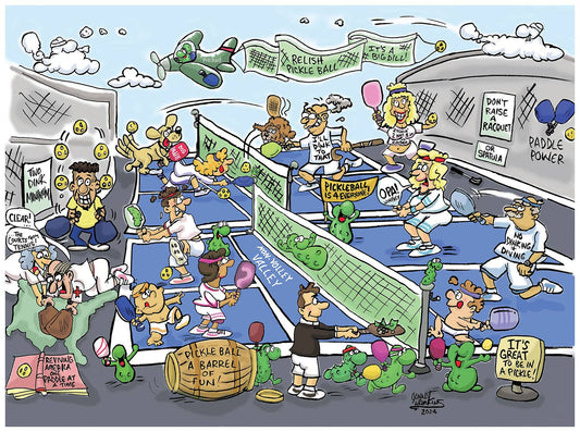 Pickleball Play 1000 pc Puzzle