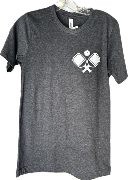 Gray Basic PICKLEBALL T-Shirt