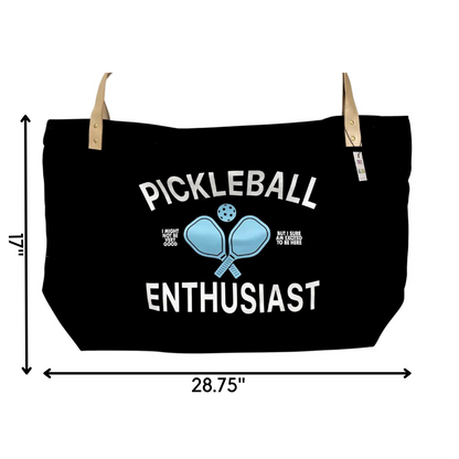 Oversized Pickleball Tote Bag