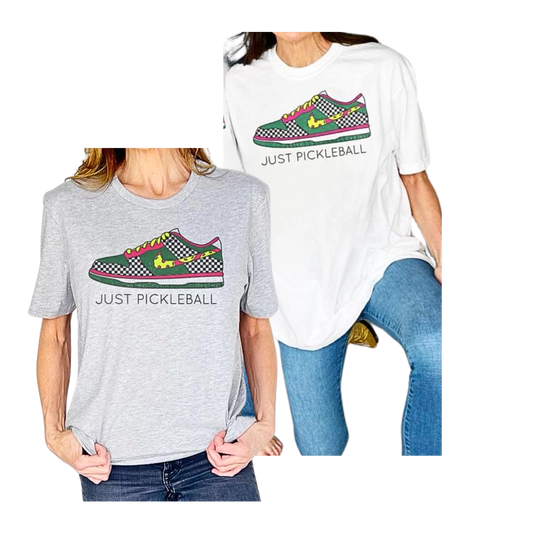 Just Pickleball Sneaker T-Shirt