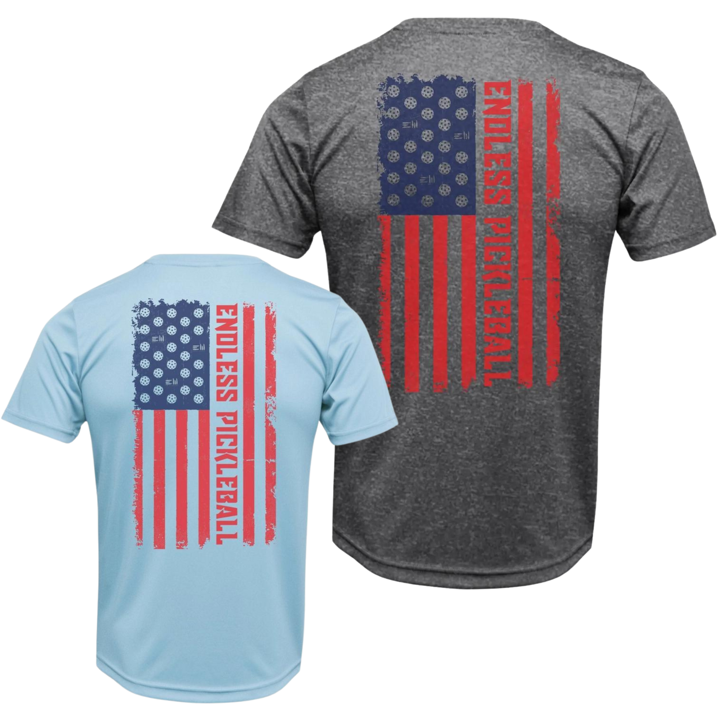 Endless Pickleball US Flag Performance Shirt