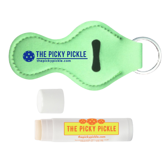 The Picky Pickle Neoprene Chapstick Holder Keychain