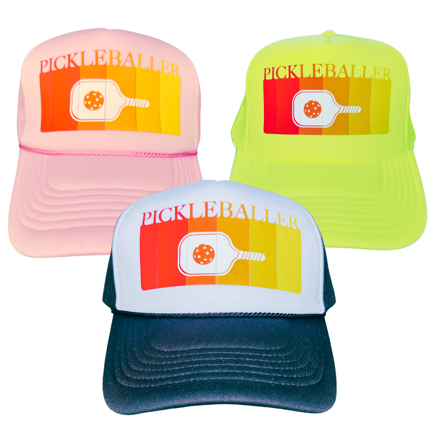 Foam Pickleballer Trucker Cap - Asst. Colors