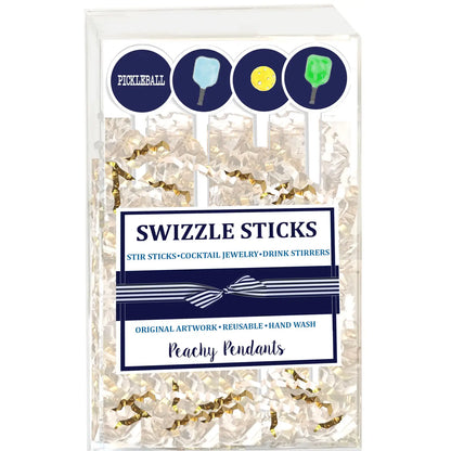 Pickleball Swizzle Stir Sticks