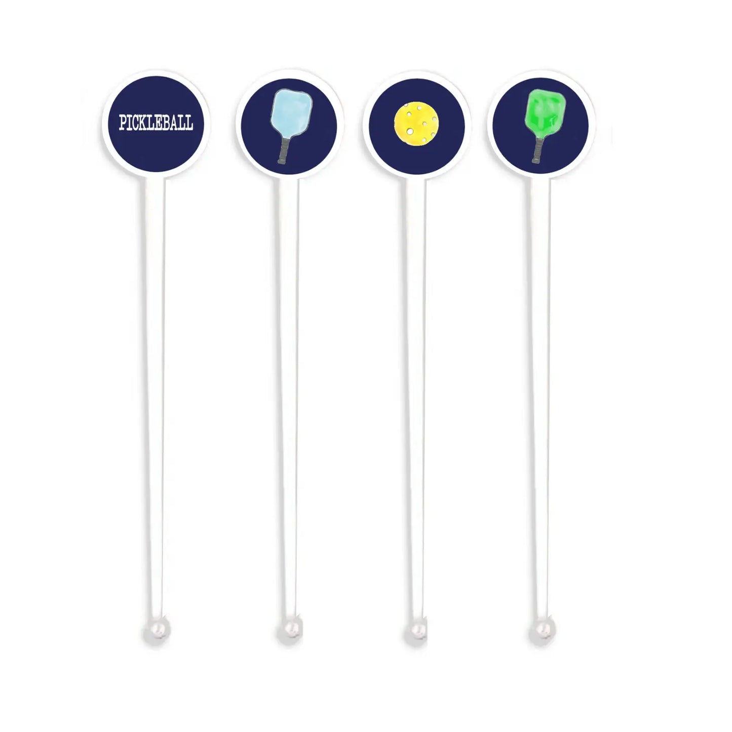 Pickleball Swizzle Stir Sticks