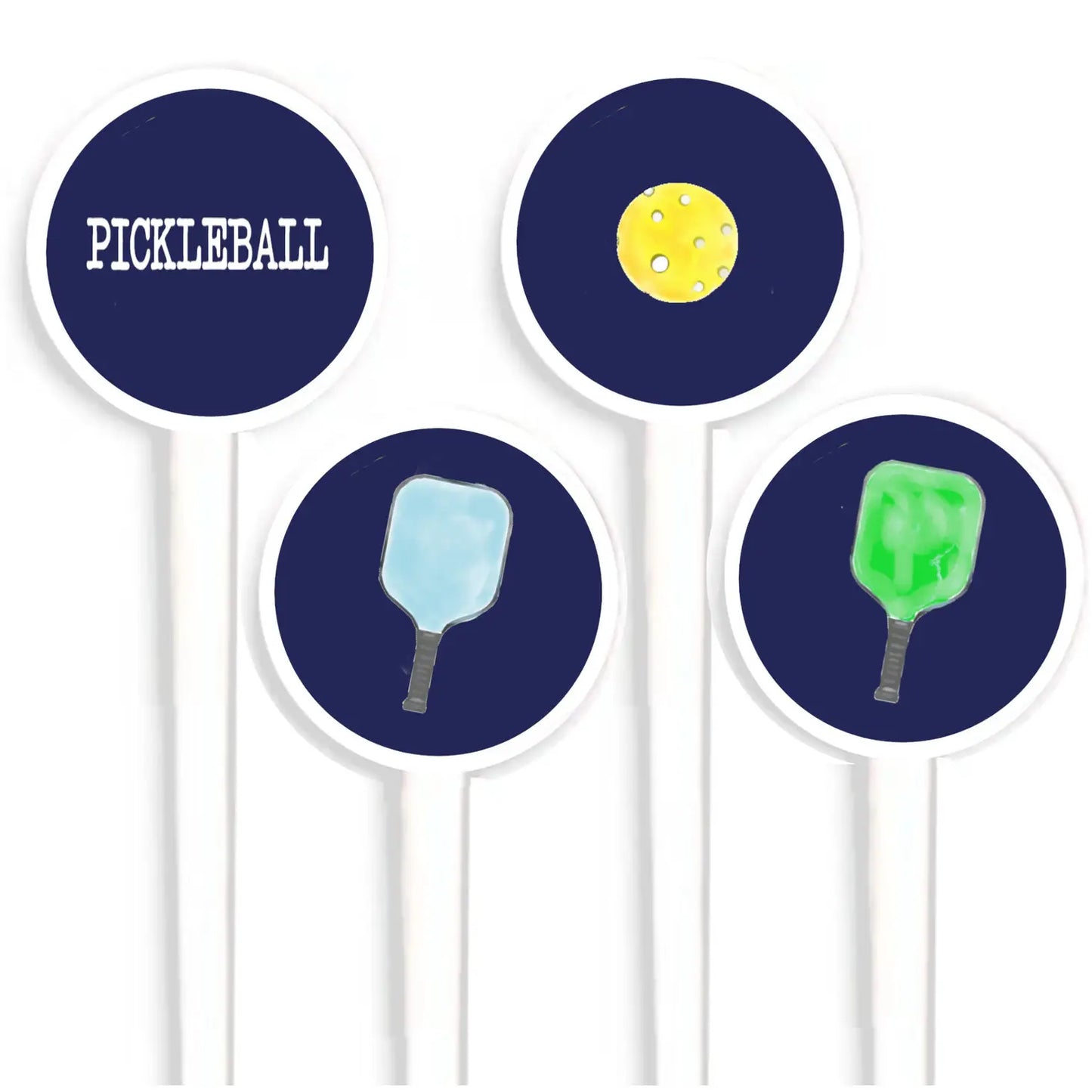 Pickleball Swizzle Stir Sticks