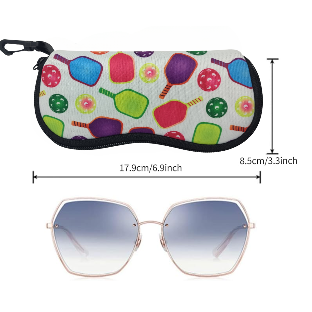 Pickleball Neoprene Sunglasses Case