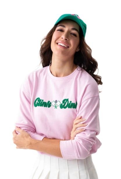 "CLINK & DINK" French Terry Sweatshirt