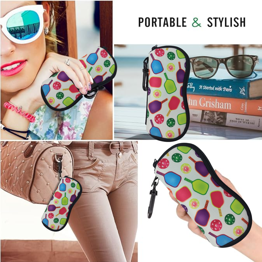 Pickleball Neoprene Sunglasses Case