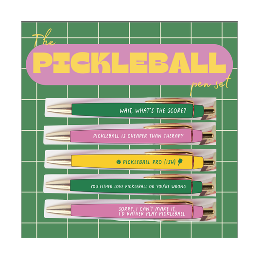 Funny Pickleball Pen Set