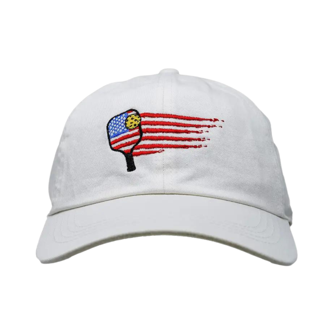 American Flag Unstructured Pickleball Cap