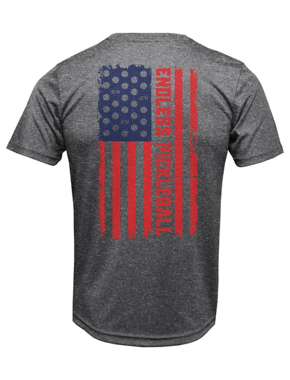 Endless Pickleball US Flag Performance Shirt