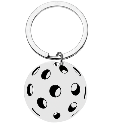 Pickleball Ball Keychain